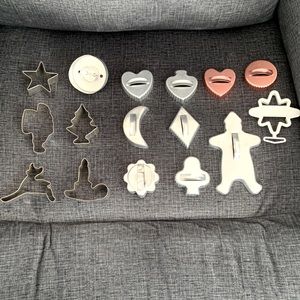 Vintage cookie cutters. May different shapes.